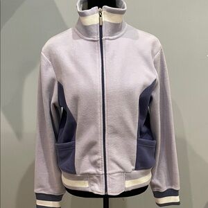 Women's Two-Tone Zip-Up Jacket